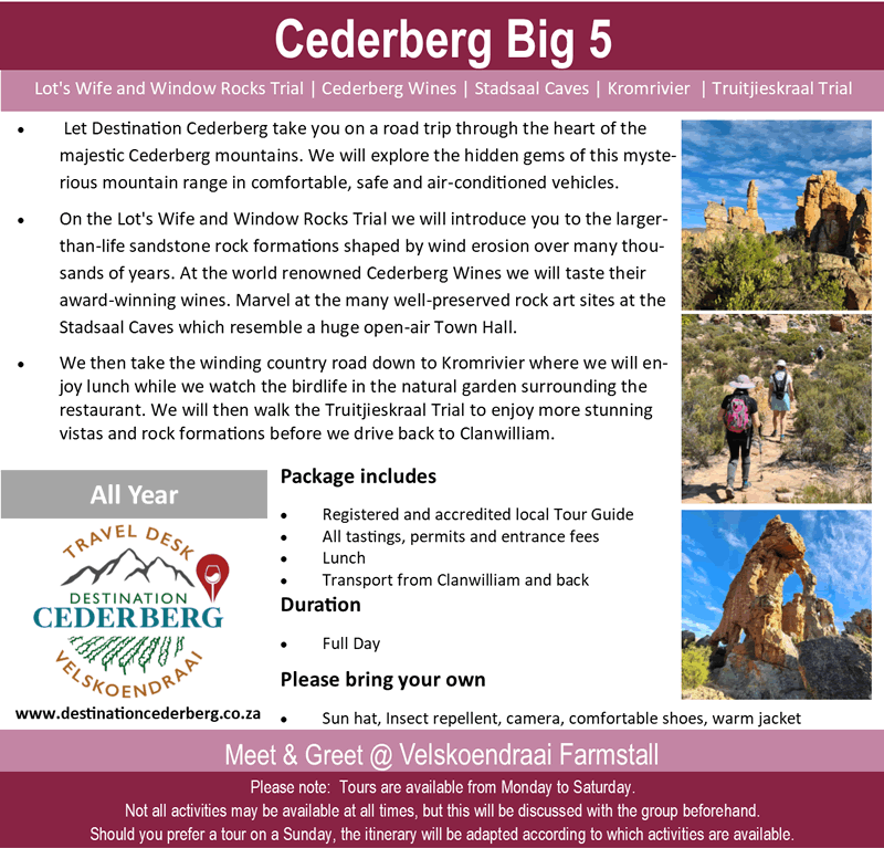 Cederberg Big Five Tour
